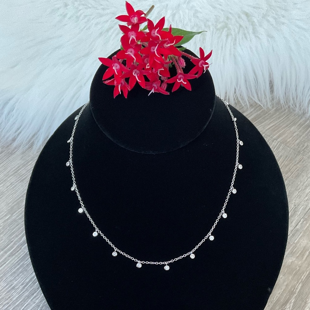 💝 KENDRA SCOTT Amelia Silver Chain Necklace Adjustable